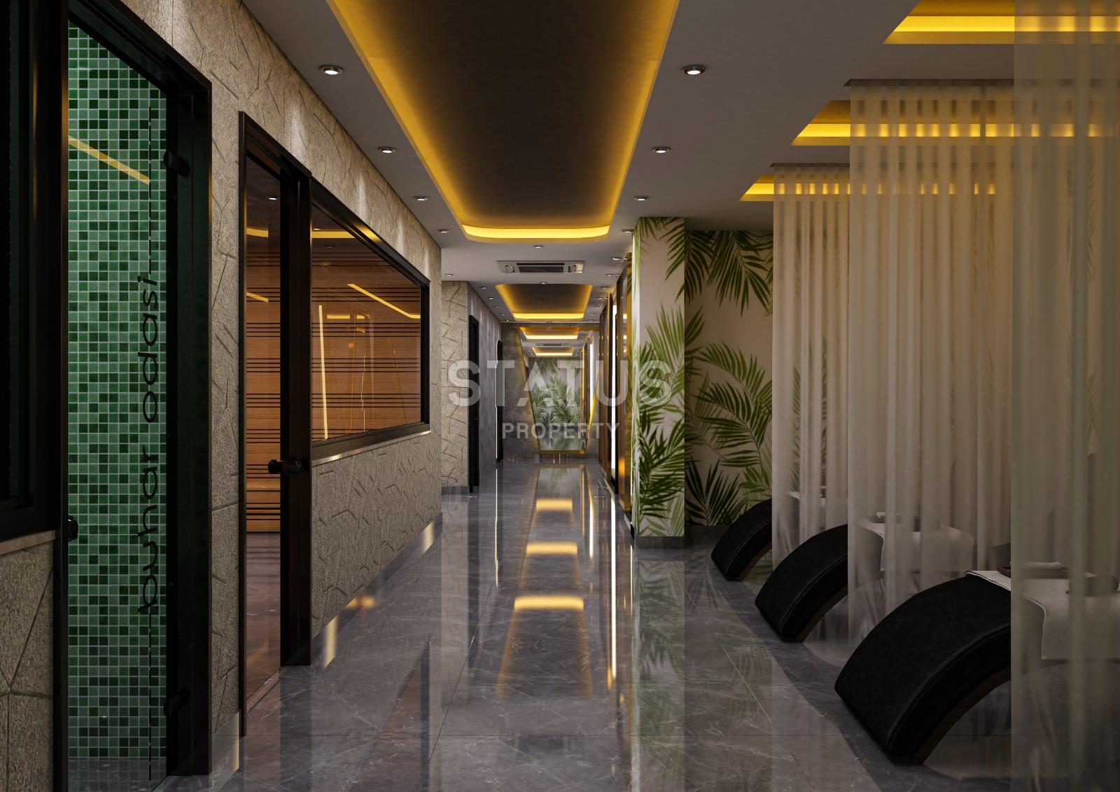 Новый проект долевого строительства 350м от моря в Махмутларе. 45м2-130м2 фото 20