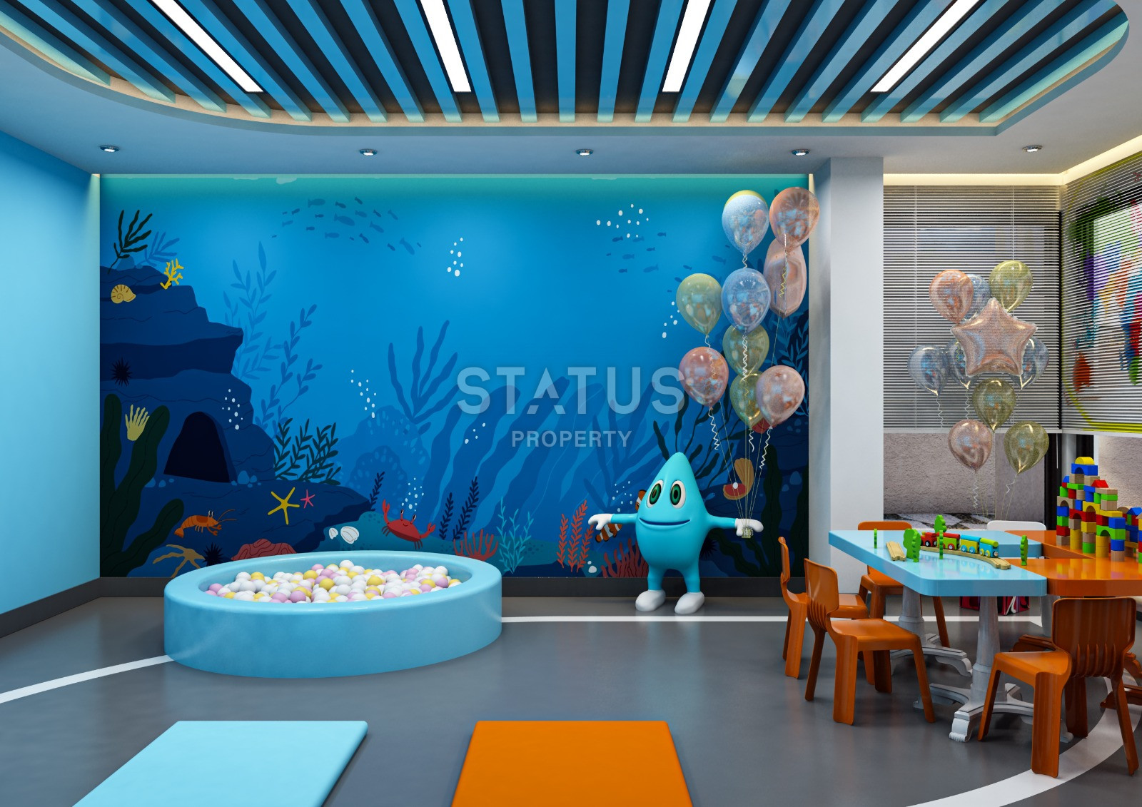 Новый проект долевого строительства 350м от моря в Махмутларе. 45м2-130м2 фото 24