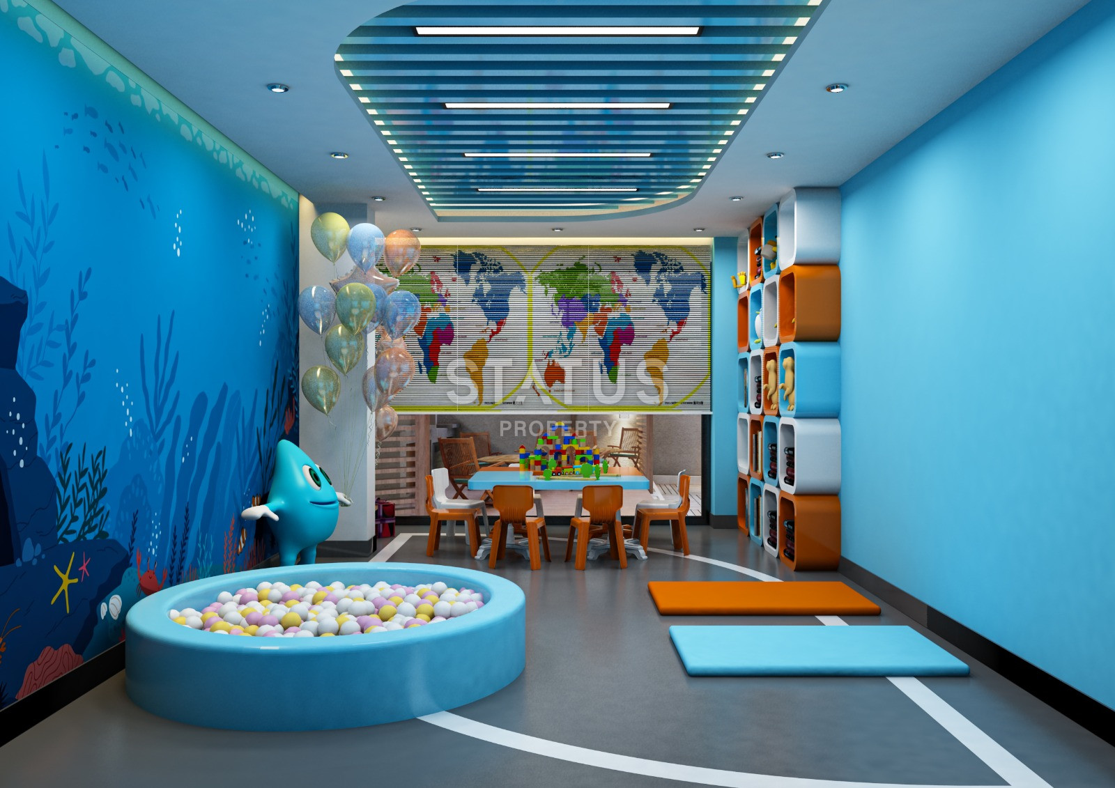 Новый проект долевого строительства 350м от моря в Махмутларе. 45м2-130м2 фото 25