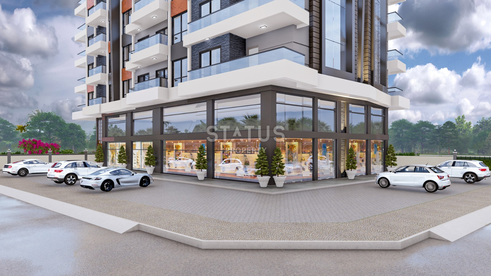 Новый двенадцатиэтажный жилой комплекс в Махмутларе фото 9