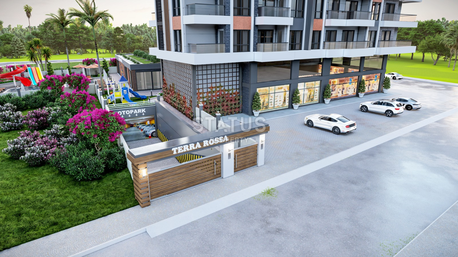 Новый двенадцатиэтажный жилой комплекс в Махмутларе фото 11