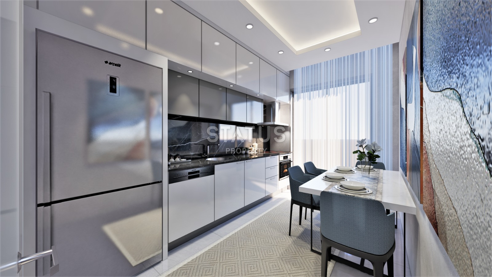 Горячая инвестиция в центре Аланьи. 43м2 – 168м2 фото 9