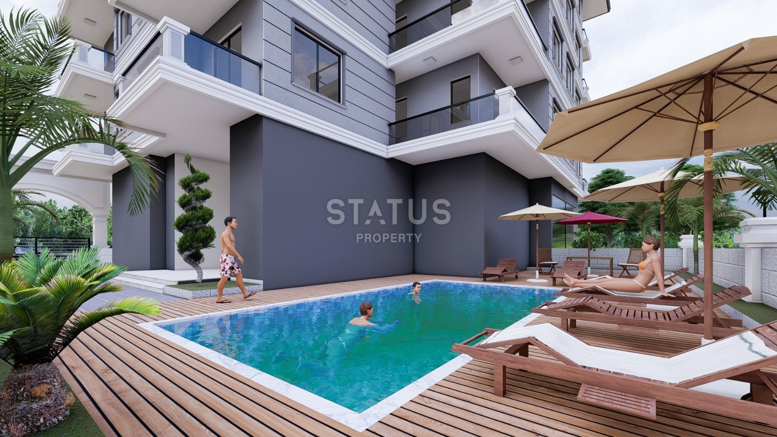 Горячая инвестиция в центре Аланьи. 43м2 – 168м2 фото 21