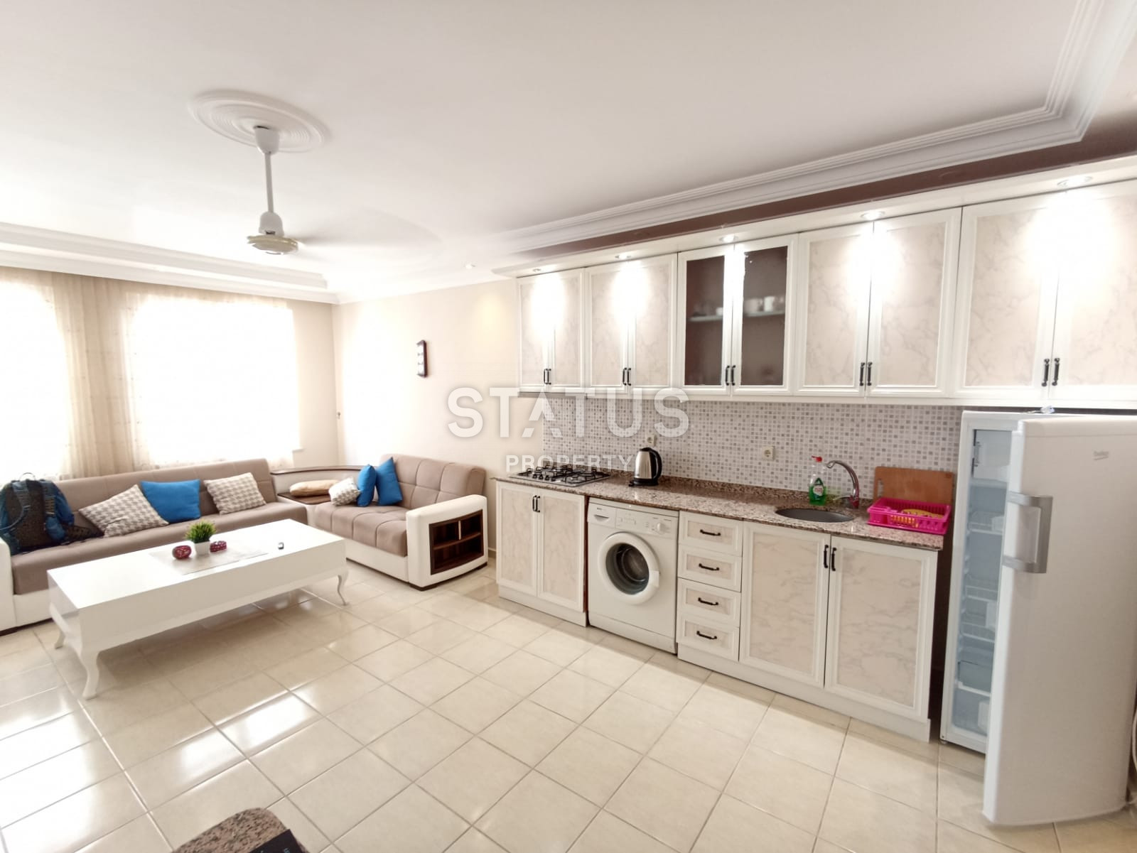 Spacious two-room apartment 200m from the sea in OBA. 75m2 фото 13