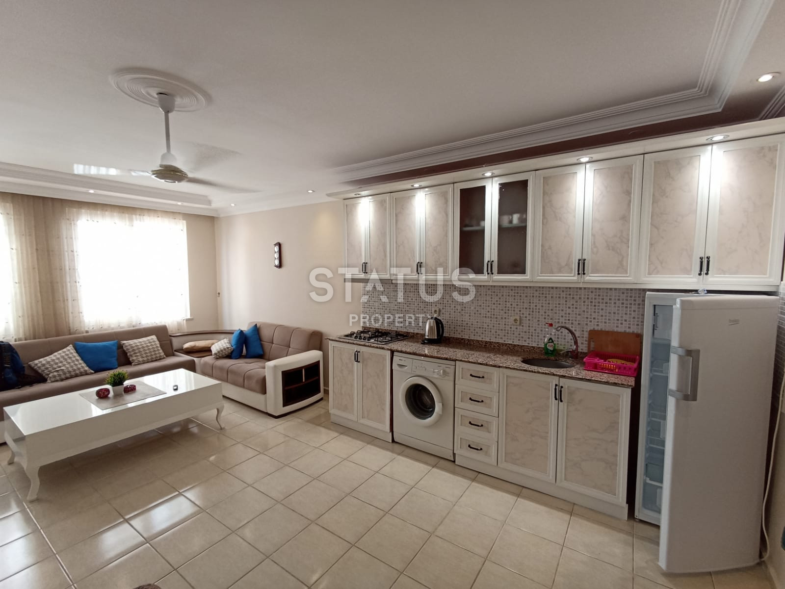 Spacious two-room apartment 200m from the sea in OBA. 75m2 фото 16
