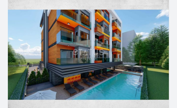 Duplex 2+1 in the center of Alanya in a new residential complex with infrastructure. 120m2 фото 3