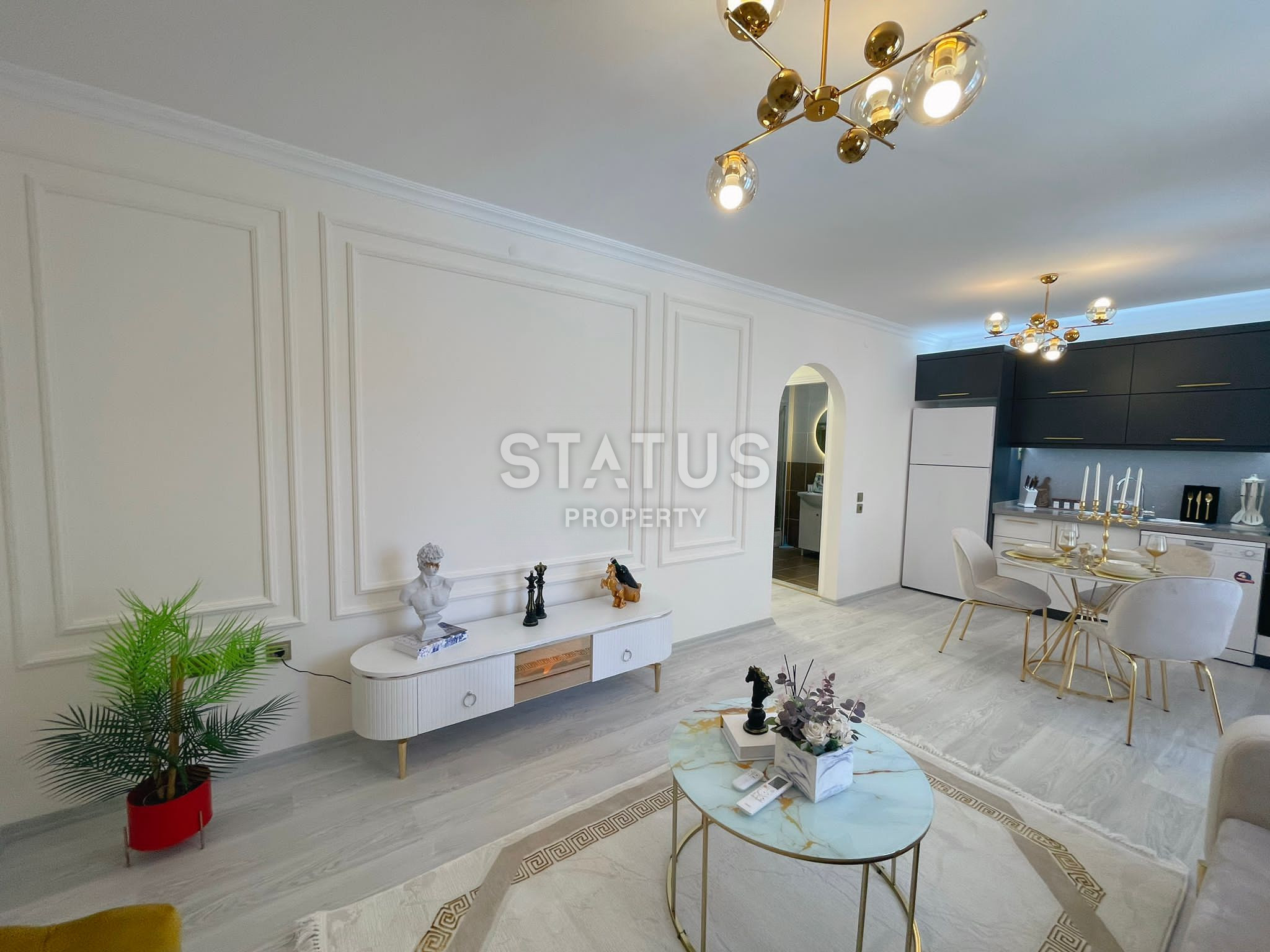 Двухкомнатная квартира в центре Аланьи, пляж Клеопатра. 60м2 фото 3