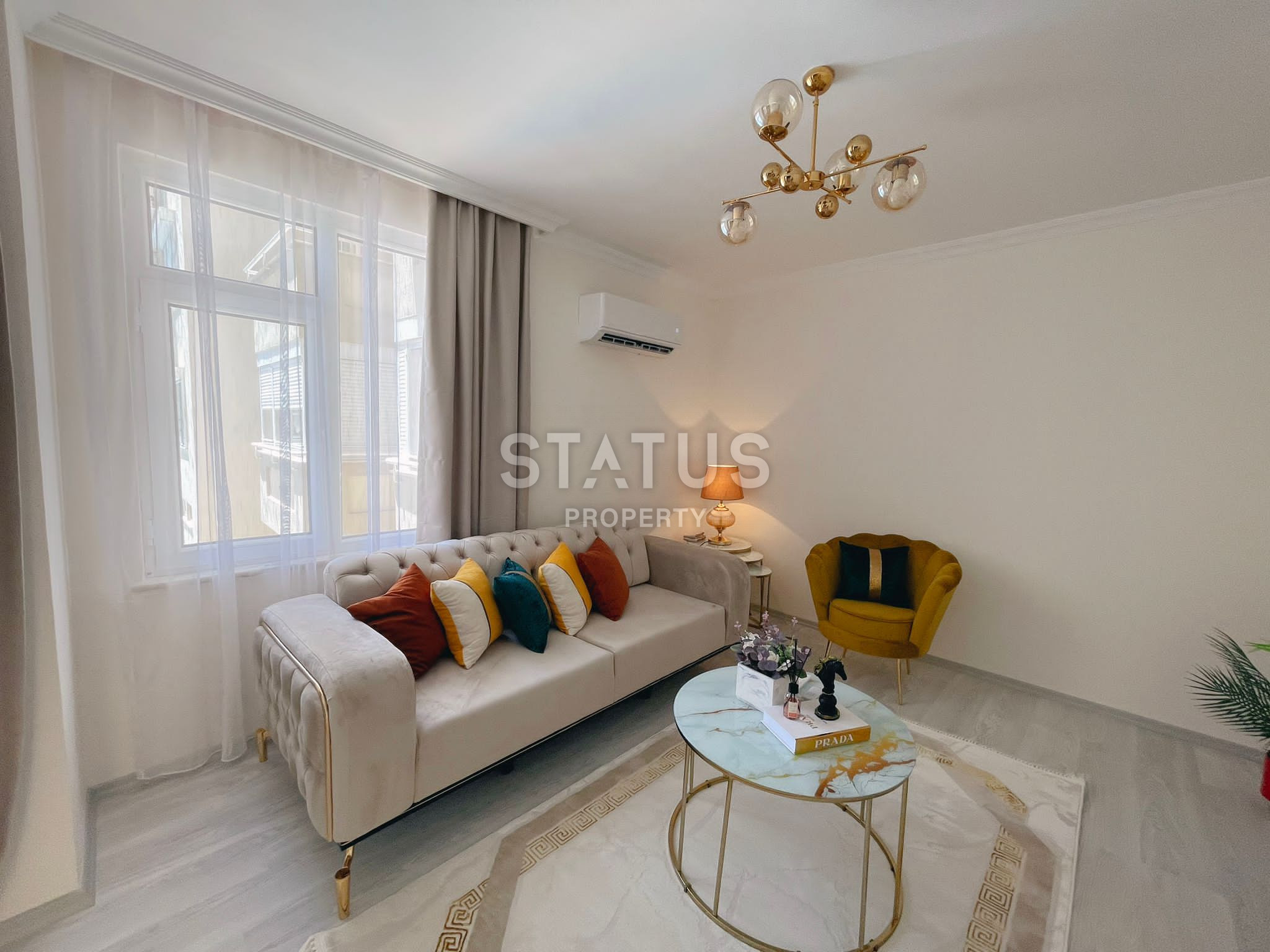 Двухкомнатная квартира в центре Аланьи, пляж Клеопатра. 60м2 фото 4