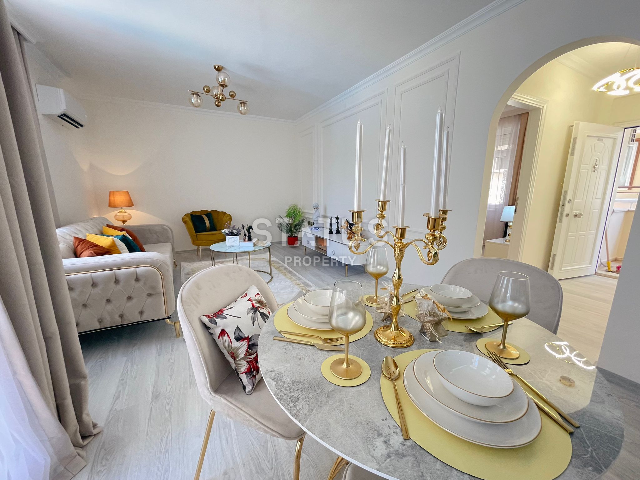 Двухкомнатная квартира в центре Аланьи, пляж Клеопатра. 60м2 фото 15