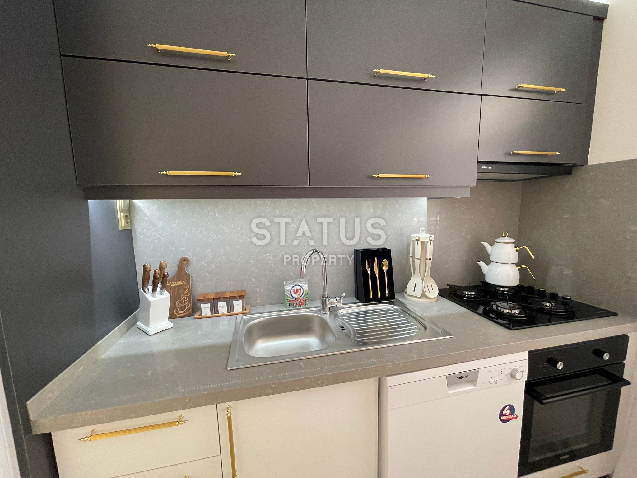 Двухкомнатная квартира в центре Аланьи, пляж Клеопатра. 60м2 фото 16