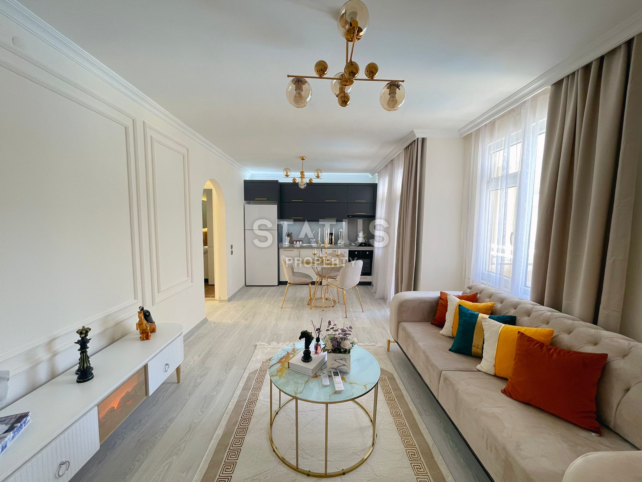 Двухкомнатная квартира в центре Аланьи, пляж Клеопатра. 60м2 фото 18