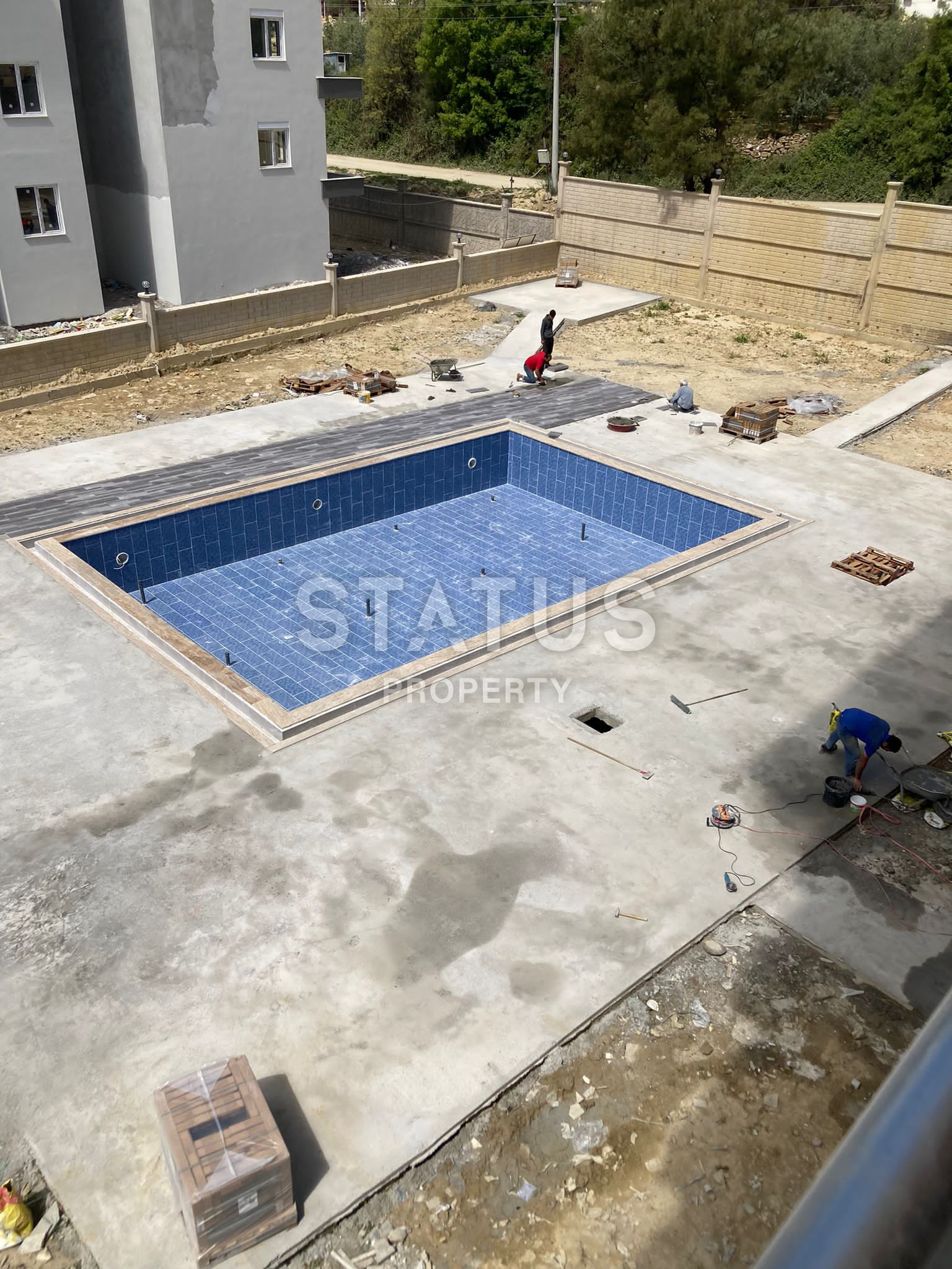 Двухкомнатная новая квартира в Авсалларе. 50м2 фото 27