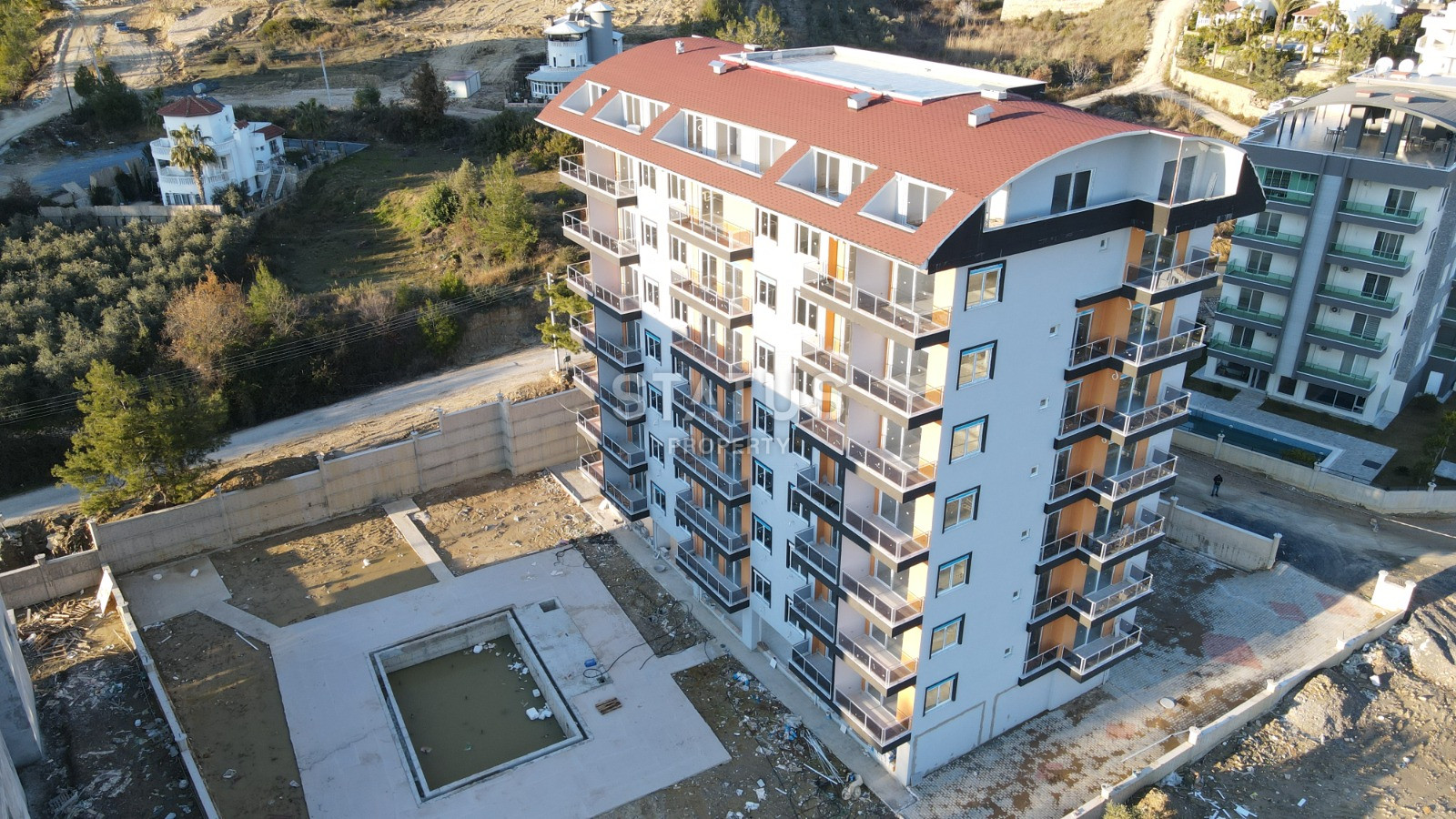 Двухкомнатная новая квартира в Авсалларе. 50м2 фото 28