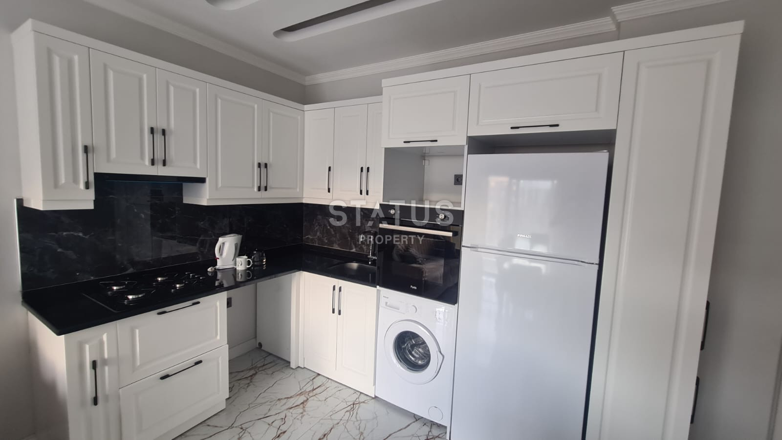 Two-room furnished apartment 1+1 in a residential complex with full infrastructure in OBA. 55m2 фото 5