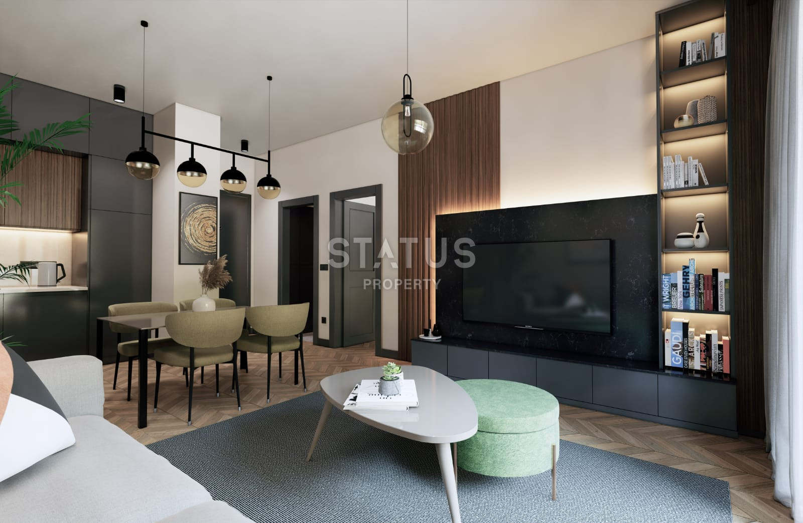 Apartment 1+1 in a new residential complex in OBA. 55m2 фото 9