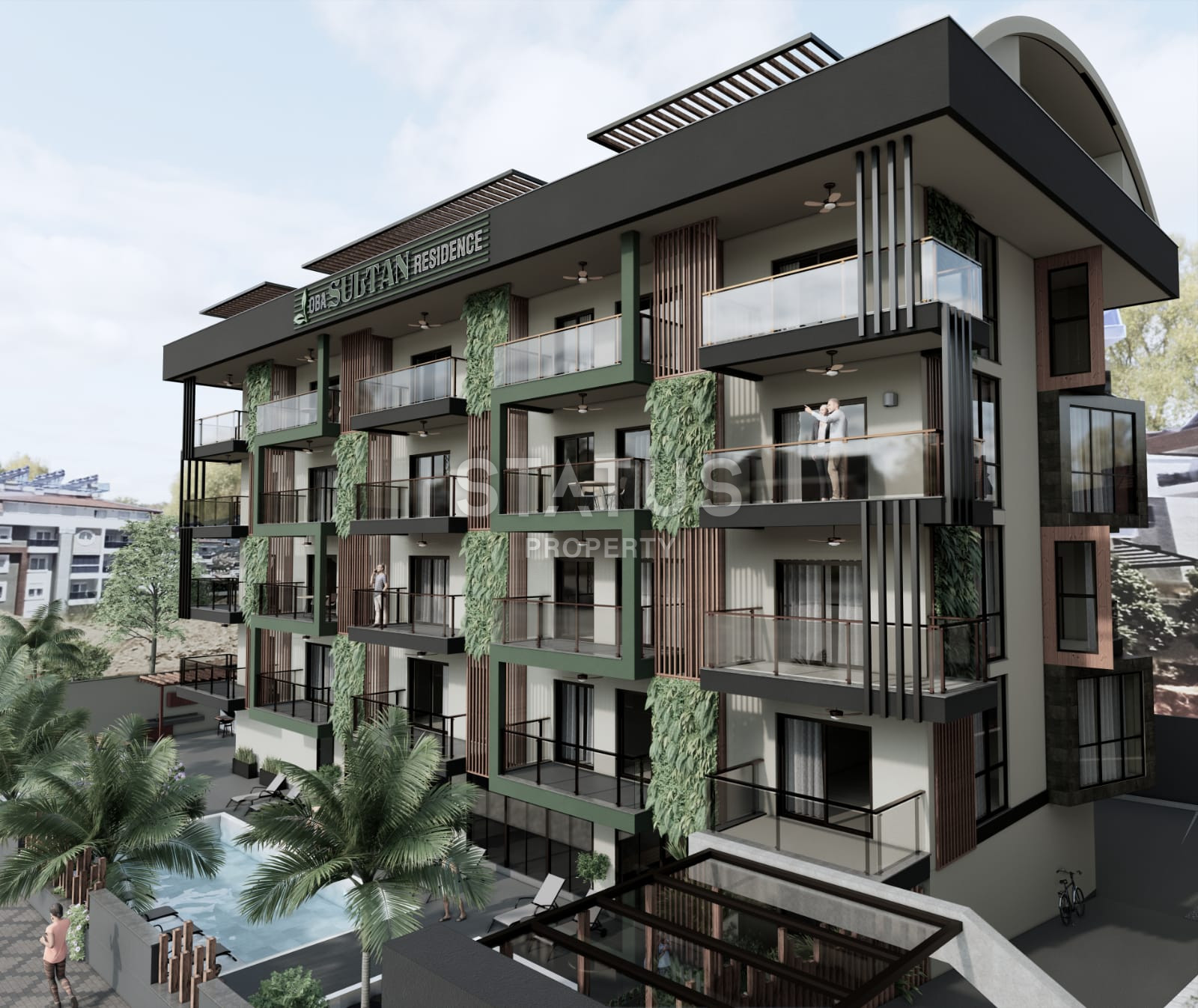 Apartment 1+1 in a new residential complex in OBA. 55m2 фото 12