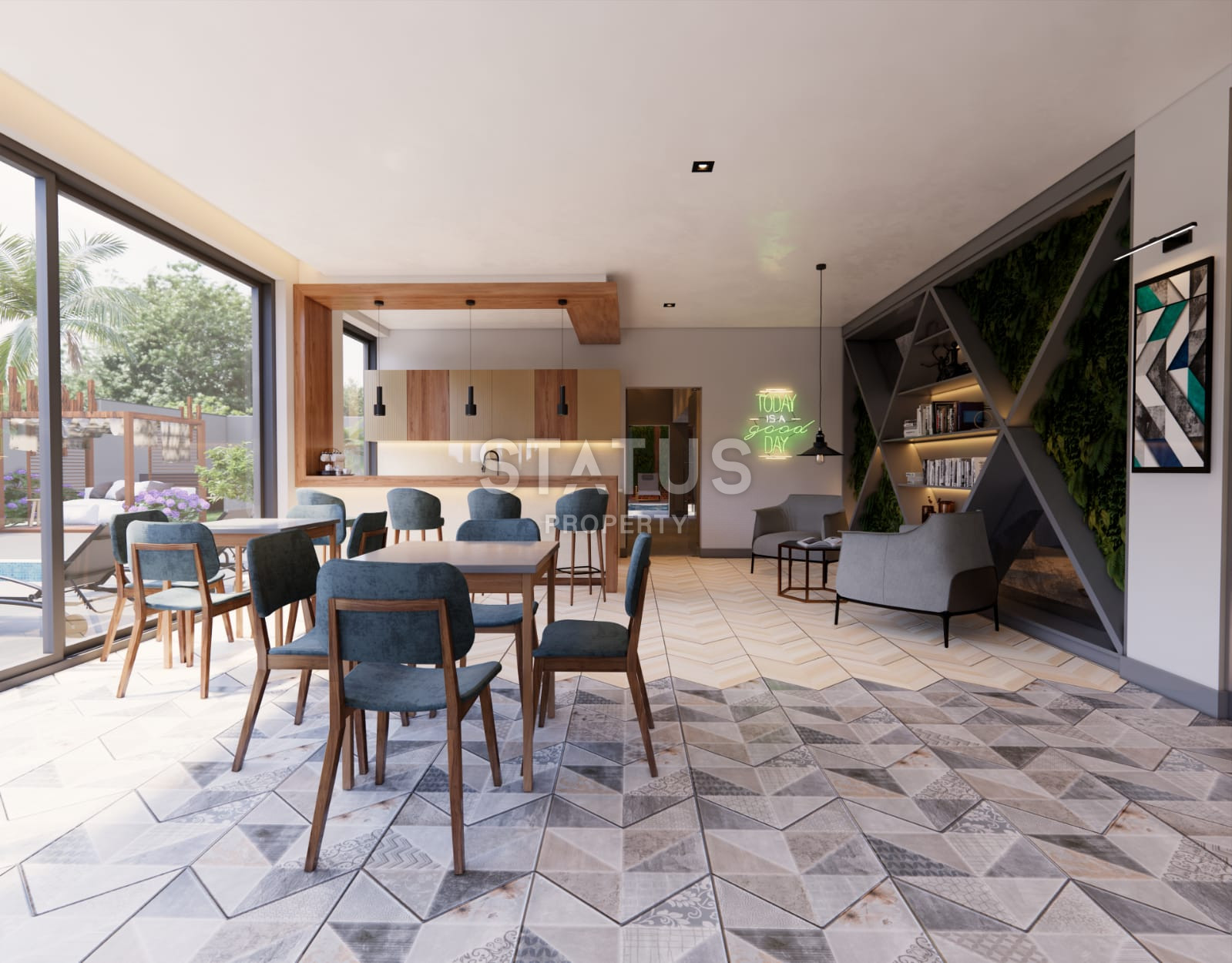 Apartment 1+1 in a new residential complex in OBA. 55m2 фото 13