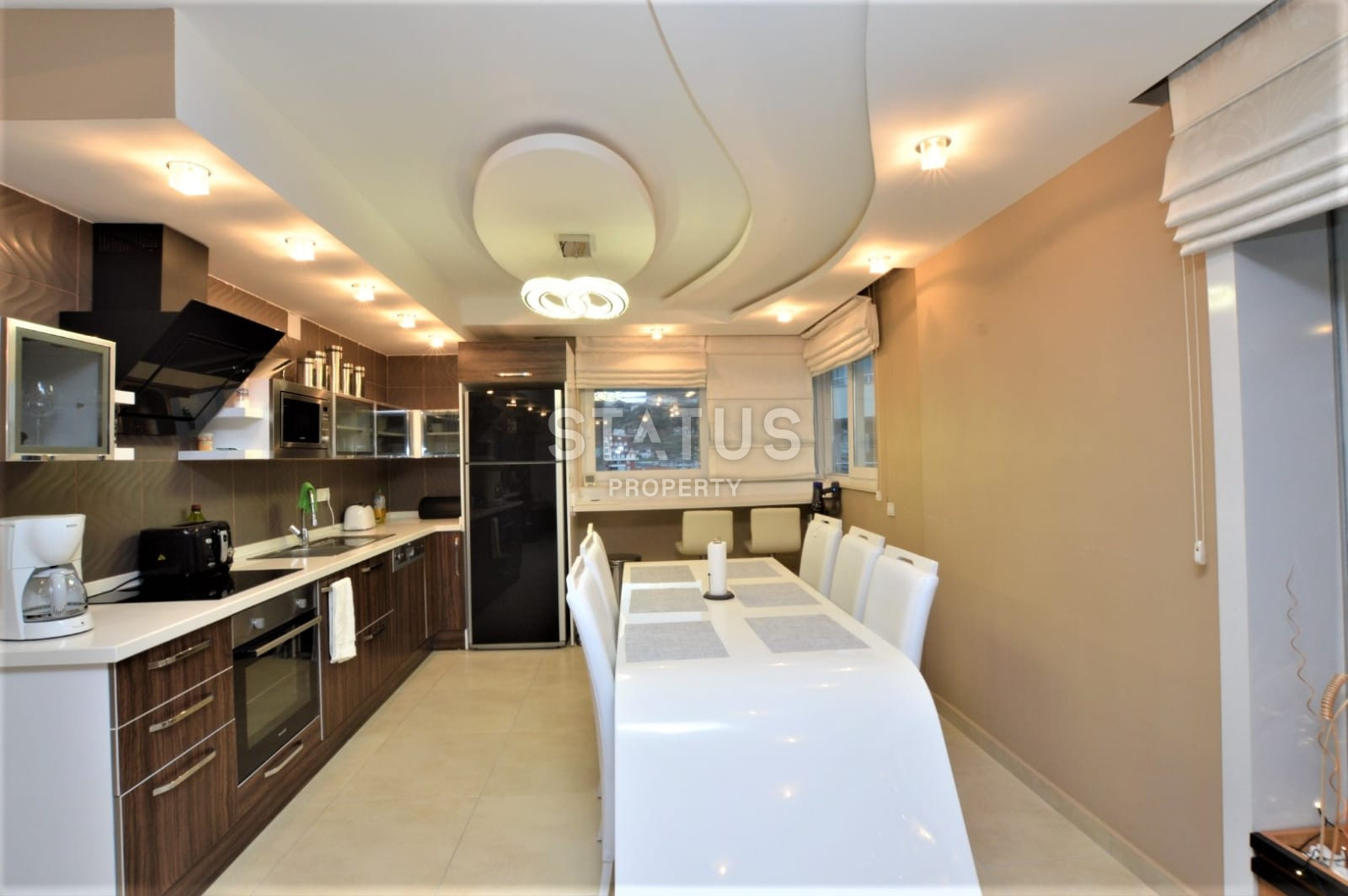 Красивый панорамный дуплекс в Джикджили. 230м2 фото 10