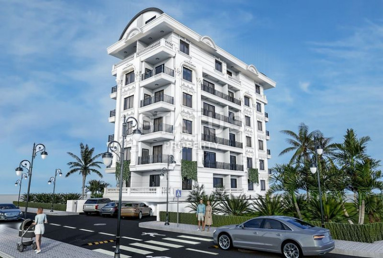 Новый бутик проект в центре Аланьи пляж Клеопатра. 48м2 – 120м2 фото 1