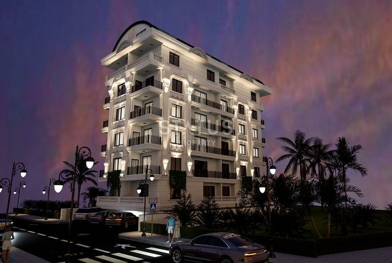 Новый бутик проект в центре Аланьи пляж Клеопатра. 48м2 – 120м2 фото 2