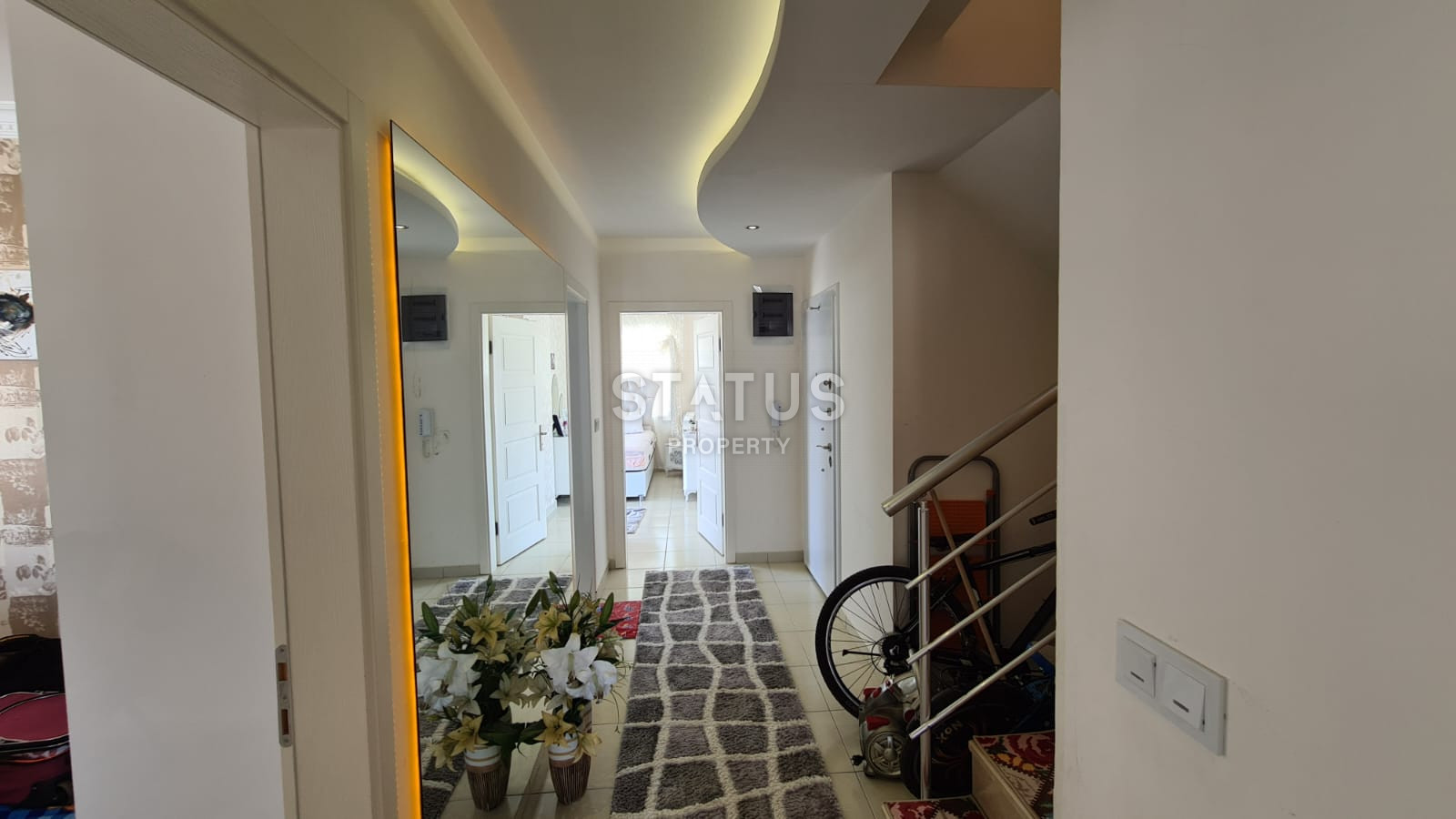 Двухуровневая квартира 3+1 в самом центре района Махмутлар. фото 11