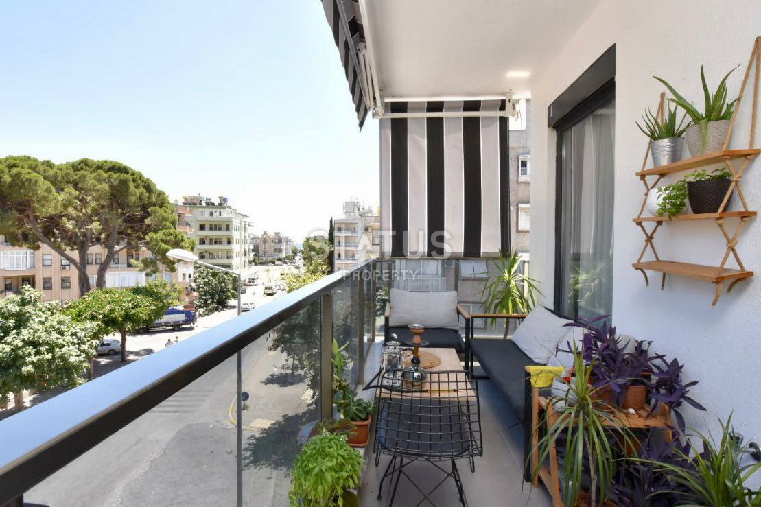 Трёхкомнатная меблированная квартира 300м от моря в центре Аланьи. 80м2 фото 7