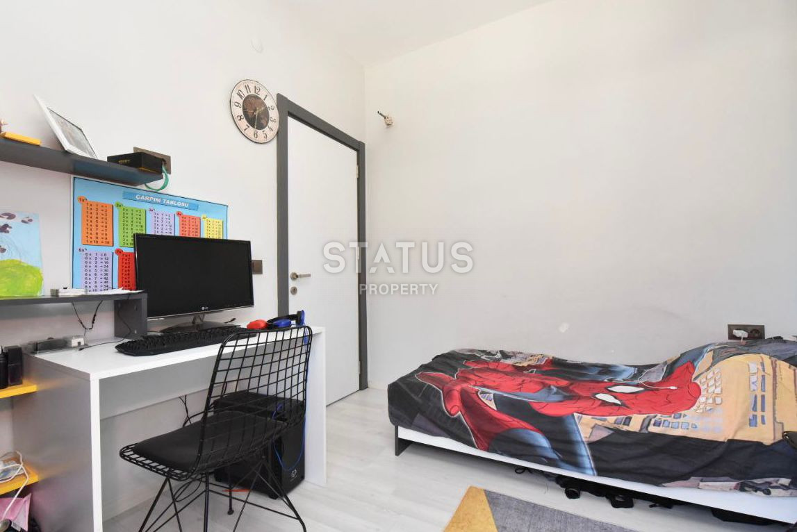 Трёхкомнатная меблированная квартира 300м от моря в центре Аланьи. 80м2 фото 11