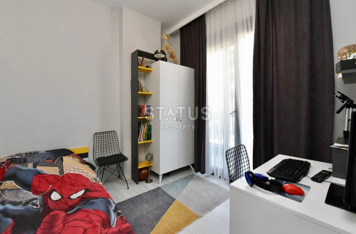 Трёхкомнатная меблированная квартира 300м от моря в центре Аланьи. 80м2 фото 12