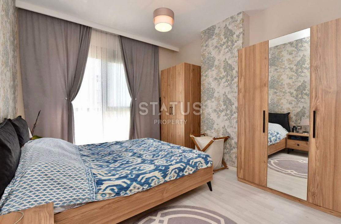 Трёхкомнатная меблированная квартира 300м от моря в центре Аланьи. 80м2 фото 13