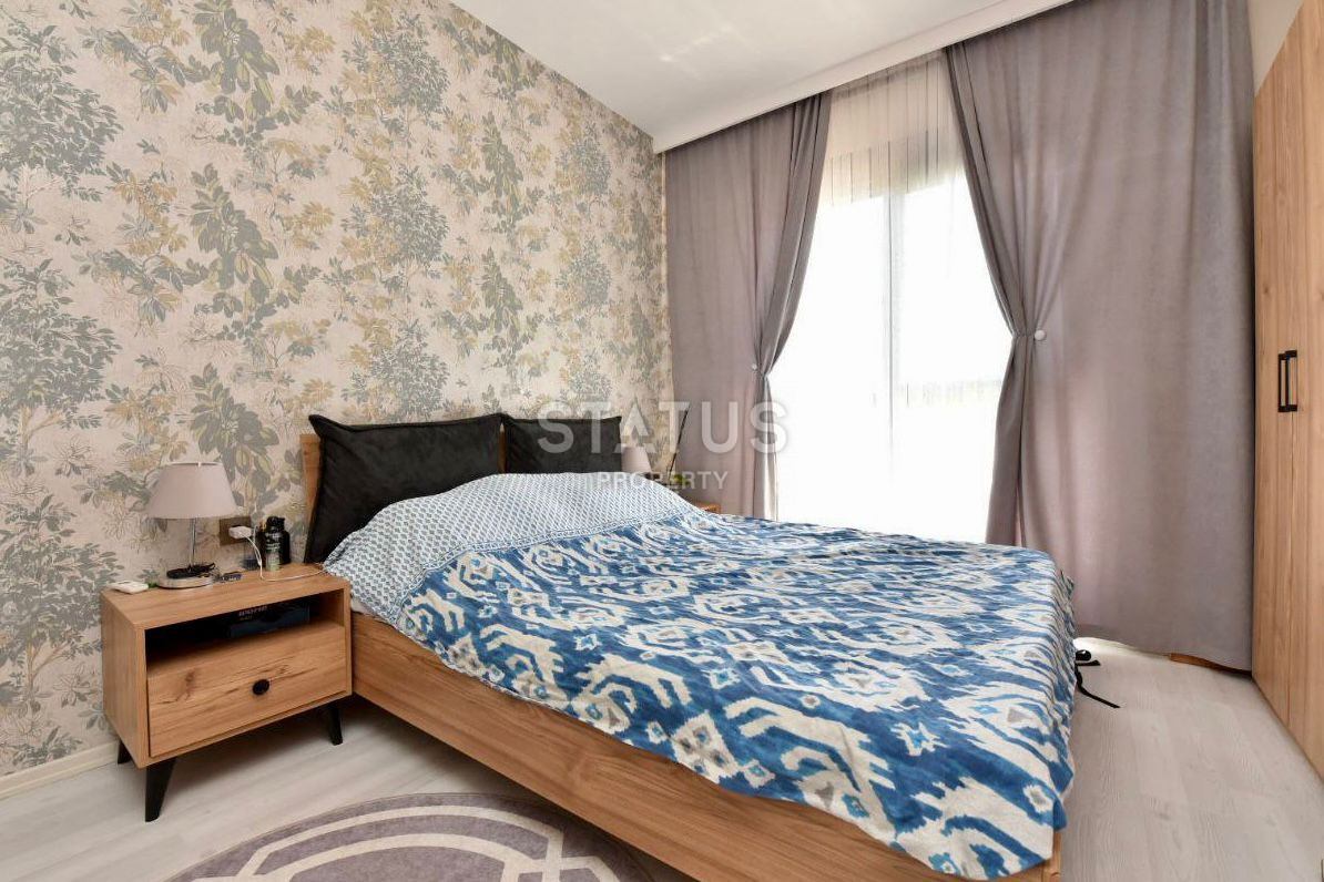 Трёхкомнатная меблированная квартира 300м от моря в центре Аланьи. 80м2 фото 14