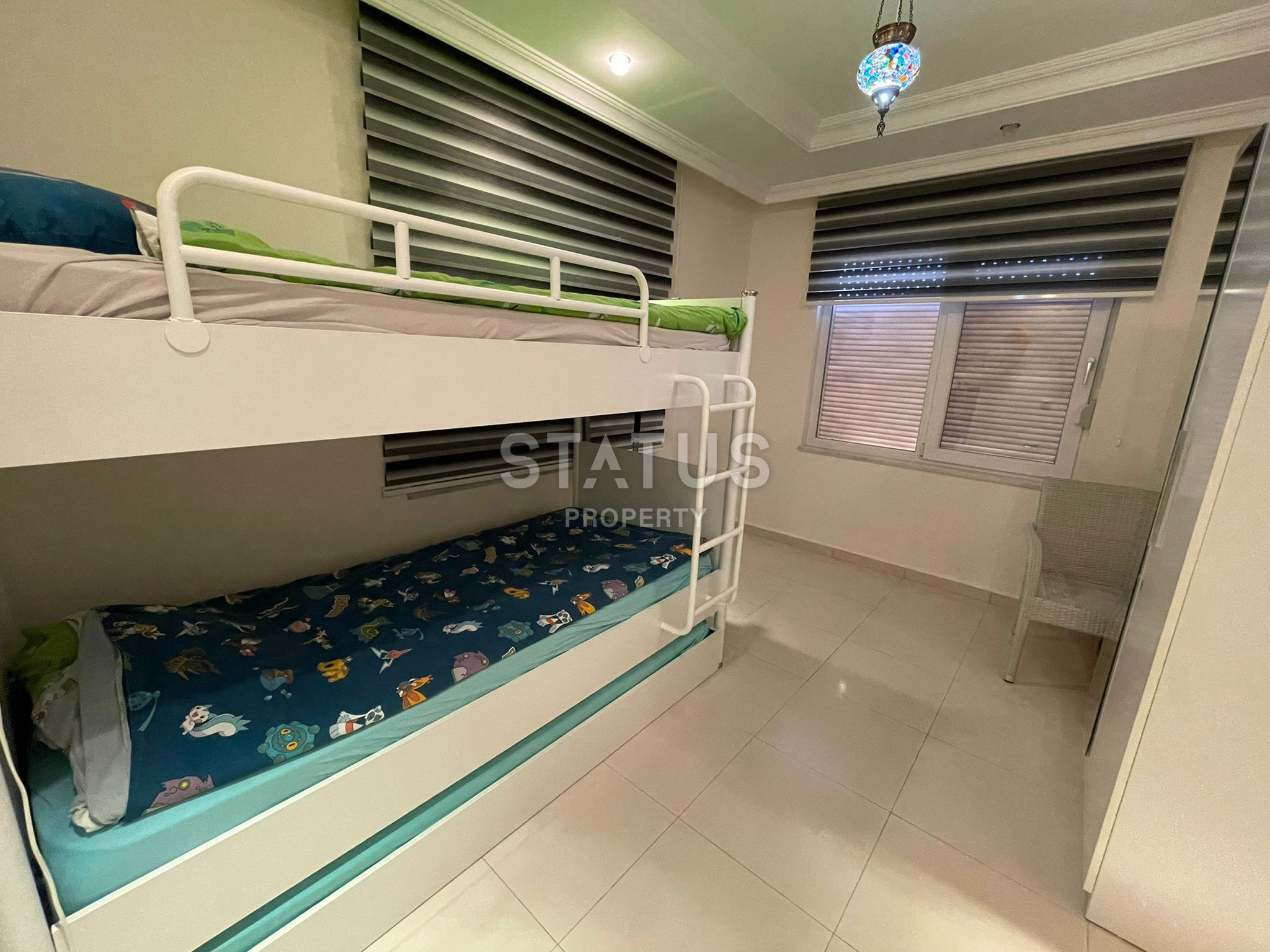 Трёхкомнатная меблированная квартира  в шикарном комплексе в Авсалларе. 100м2 фото 8