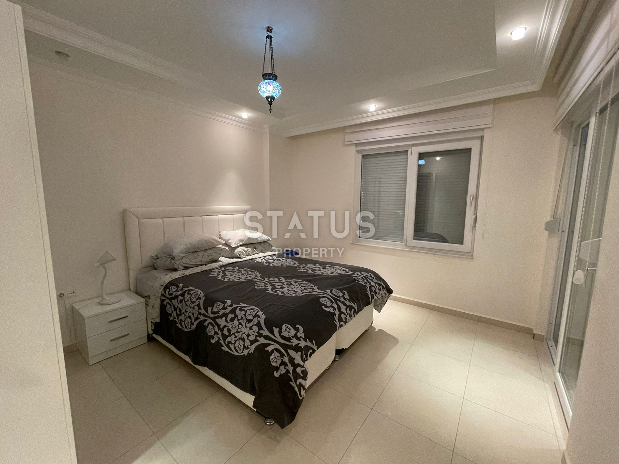 Трёхкомнатная меблированная квартира  в шикарном комплексе в Авсалларе. 100м2 фото 9