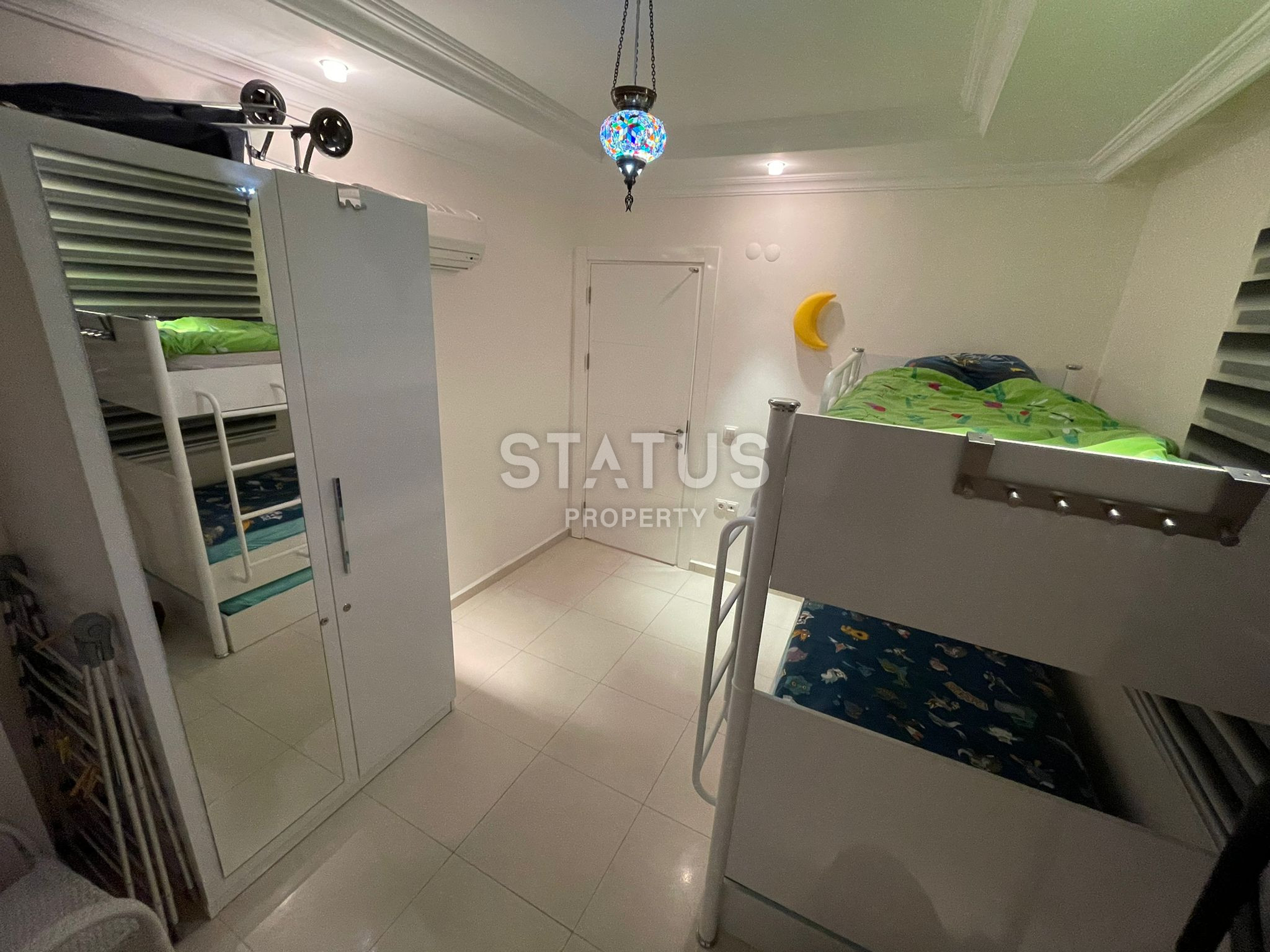 Трёхкомнатная меблированная квартира  в шикарном комплексе в Авсалларе. 100м2 фото 12