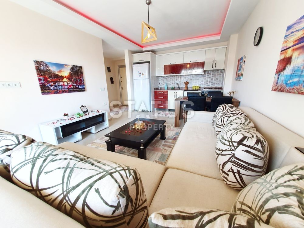 Меблированная двухкомнатная квартира в Махмутларе, 72 м2 фото 4