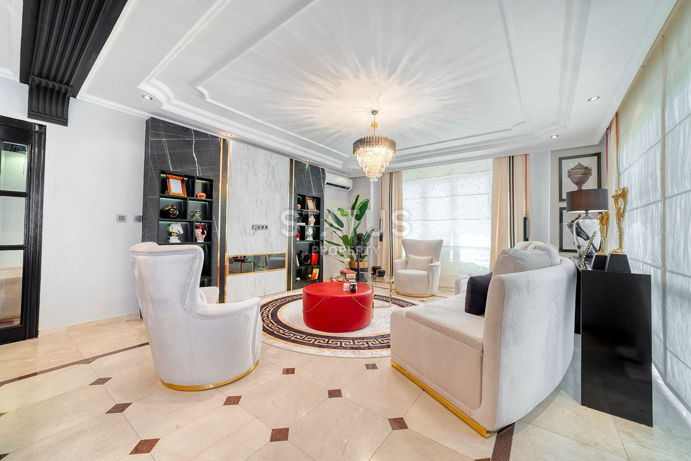 Стильная квартира в первой береговой в Махмутларе. 120м2 фото 3