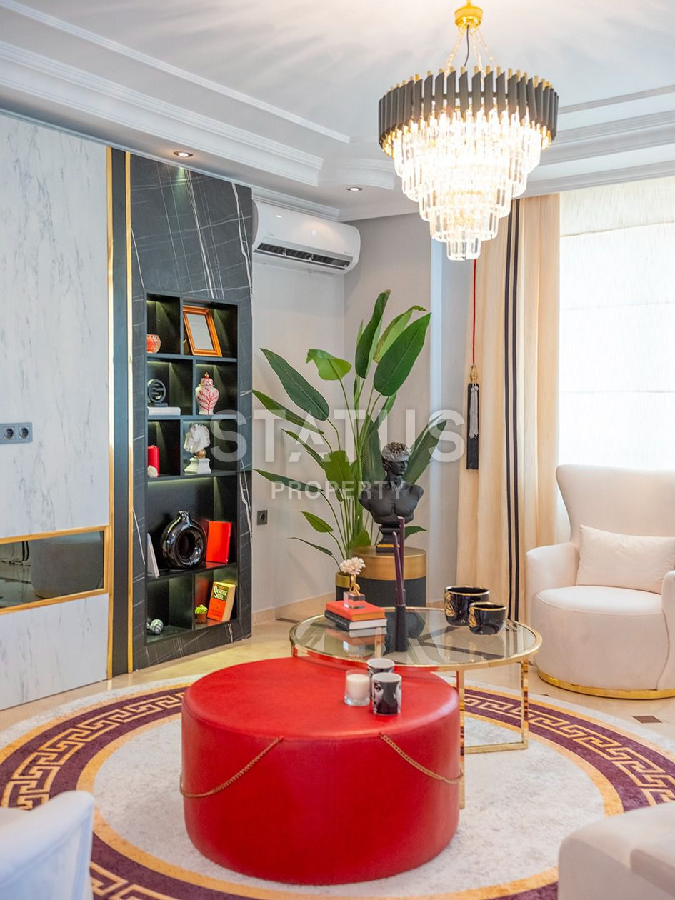 Стильная квартира в первой береговой в Махмутларе. 120м2 фото 6