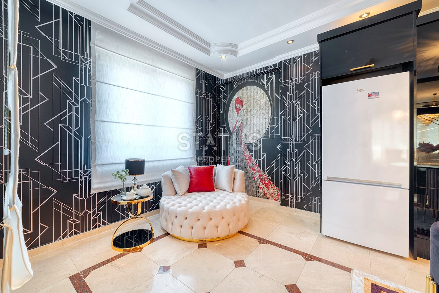 Стильная квартира в первой береговой в Махмутларе. 120м2 фото 7