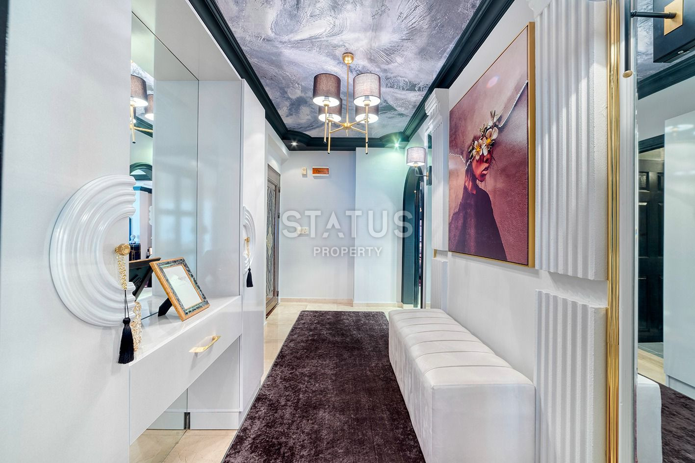 Стильная квартира в первой береговой в Махмутларе. 120м2 фото 8