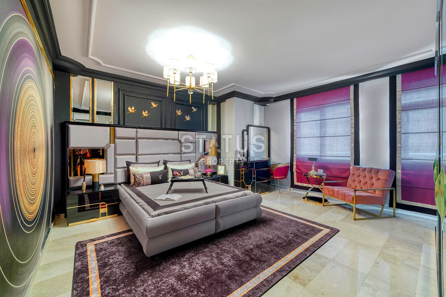 Стильная квартира в первой береговой в Махмутларе. 120м2 фото 10