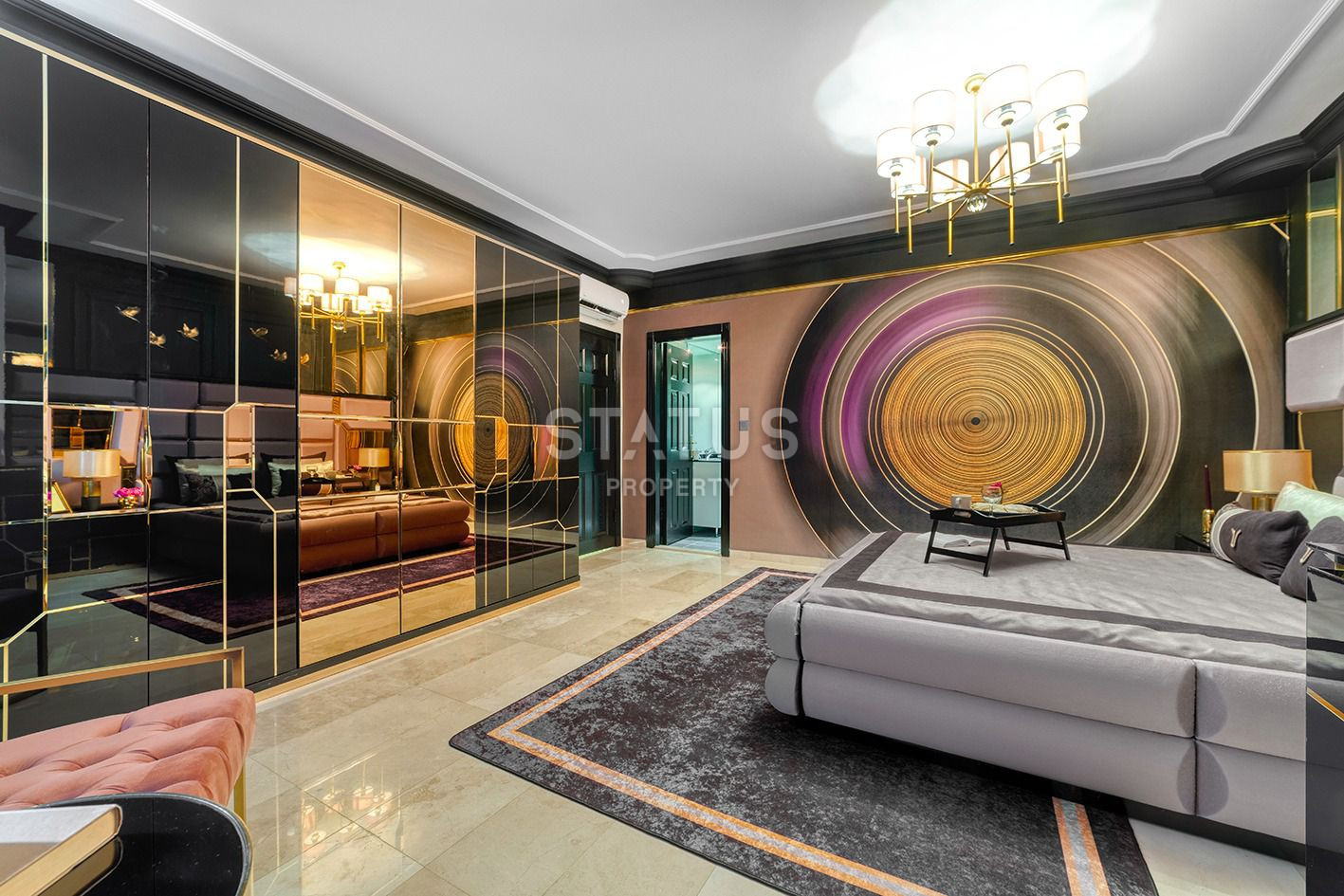 Стильная квартира в первой береговой в Махмутларе. 120м2 фото 11