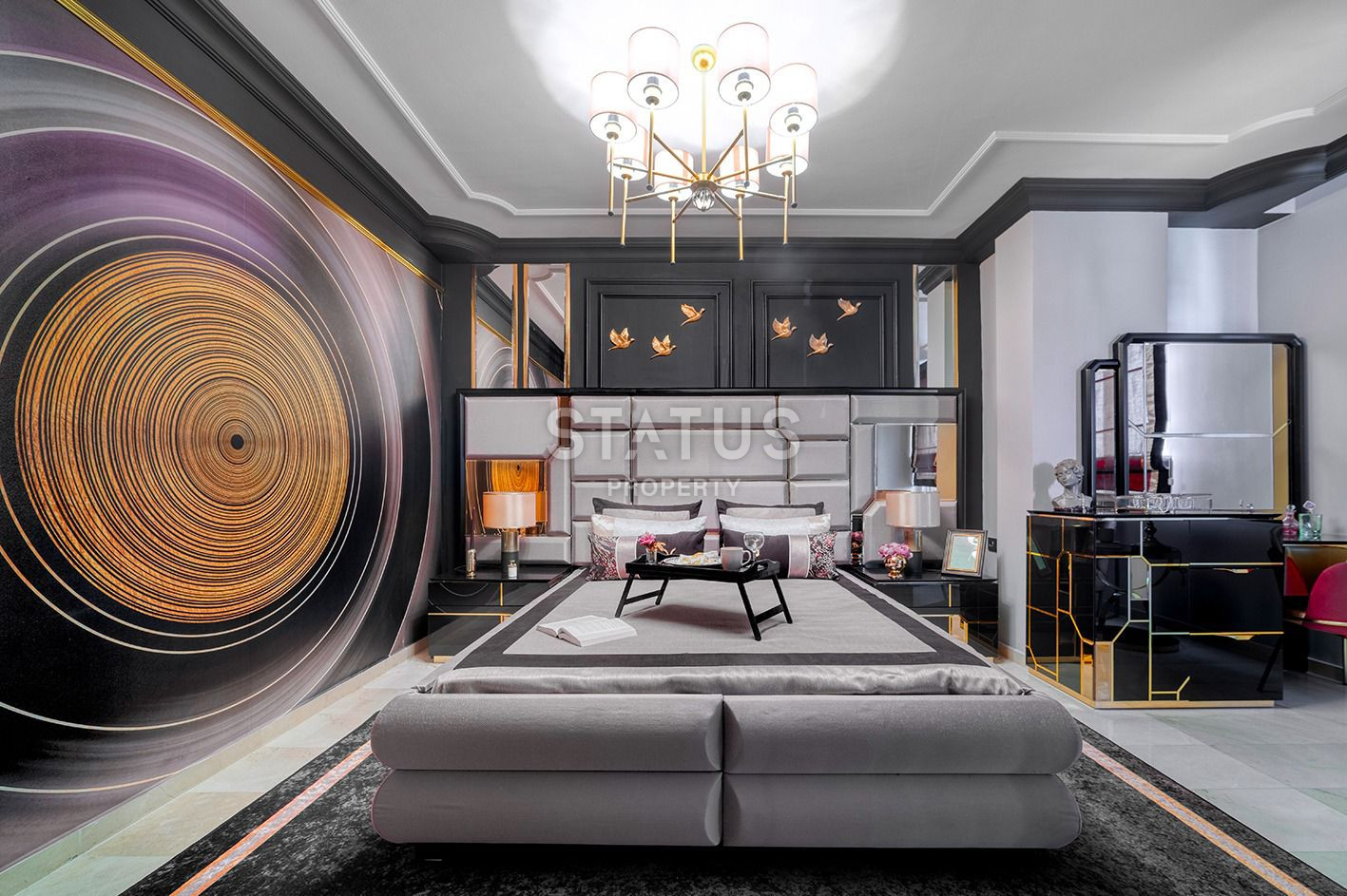 Стильная квартира в первой береговой в Махмутларе. 120м2 фото 12