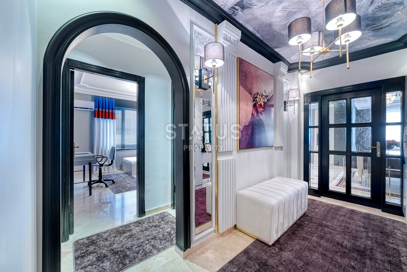 Стильная квартира в первой береговой в Махмутларе. 120м2 фото 14