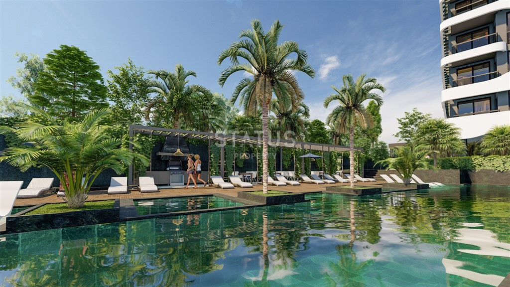 Последние 2 двухуровневые квартиры дуплексы в новом ЖК в Авсалларе. 90м2 -94м2 фото 11