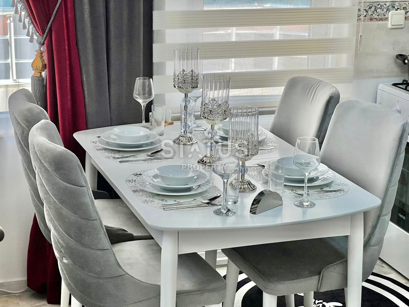 Меблированная квартира 2+1 в 50 метрах от моря 105м2 фото 12