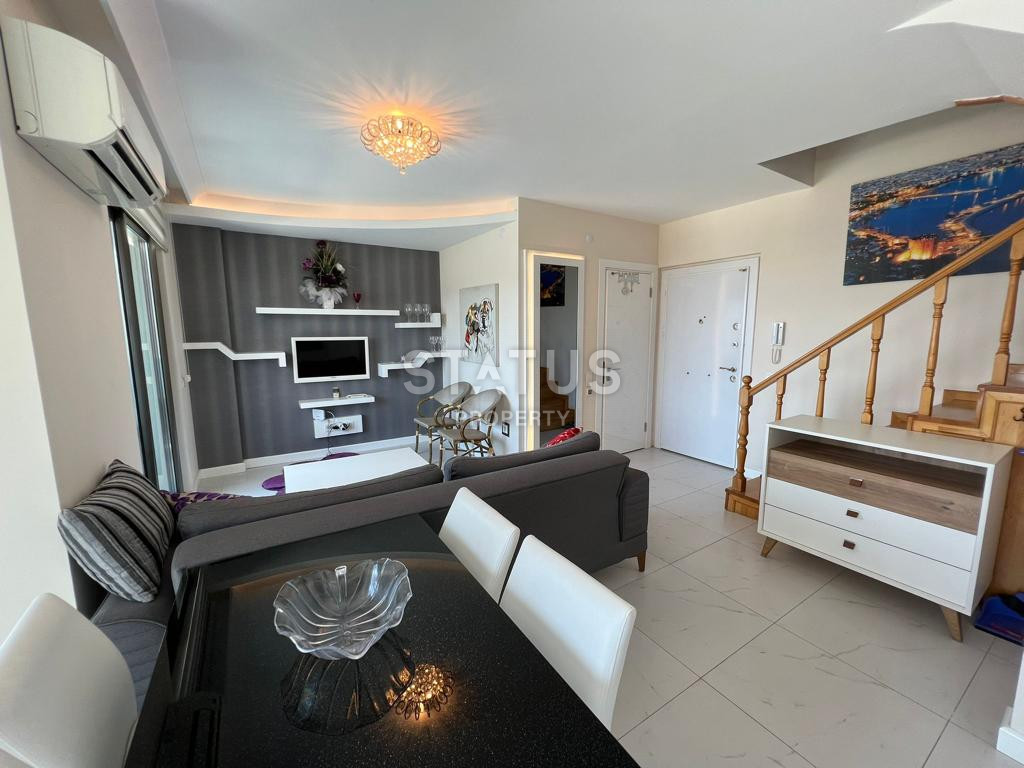 Three-room apartment in the center of Alanya in a residential complex with full infrastructure. Profitable investment! 88 m2 фото 19