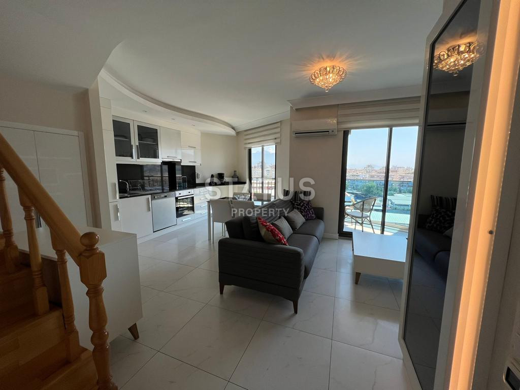 Three-room apartment in the center of Alanya in a residential complex with full infrastructure. Profitable investment! 88 m2 фото 22