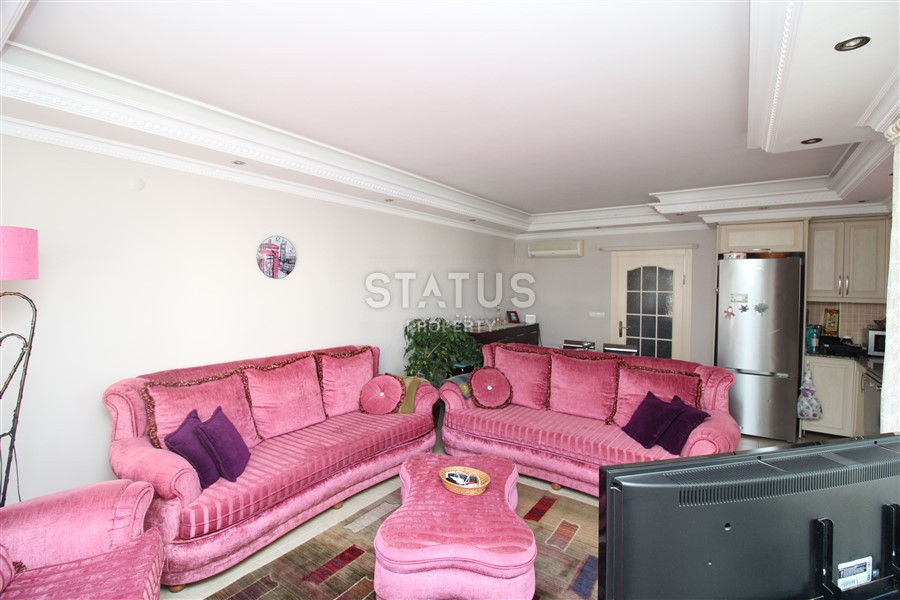 Трех комнатная квартира в районе Махмутлар с видом на море и историческую крепость 120m2. фото 5