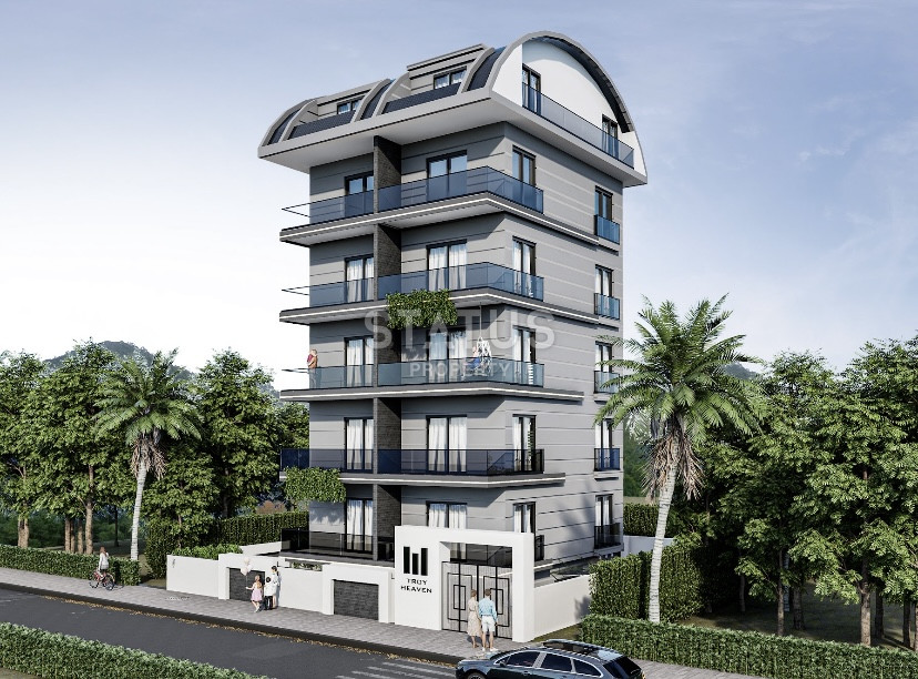 Новый проект в центре Аланьи, пляж Клеопатра. 48м2 -52м2 фото 2