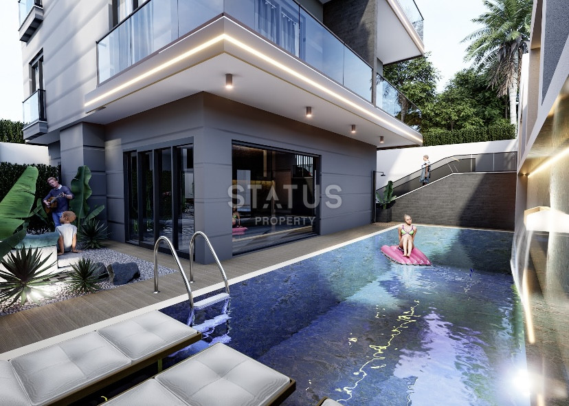 Новый проект в центре Аланьи, пляж Клеопатра. 48м2 -52м2 фото 7