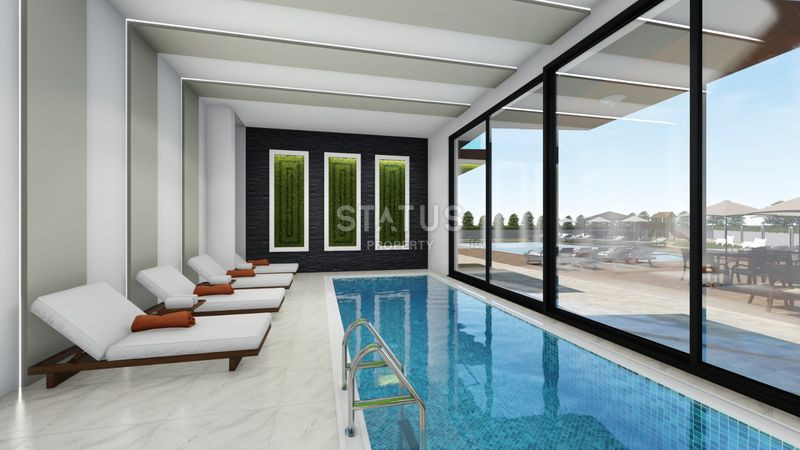 Два Дуплекса 2+1 с видом на море и Кале в верхней ОБЕ в новом готовом ЖК. 120м2 фото 11